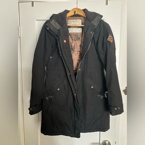 Women’s Long Black Winter Coat